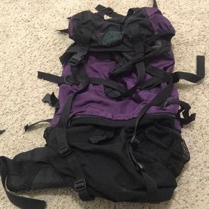 Vintage Wenzel 1887 Backpacking Camp Backpack, Purple